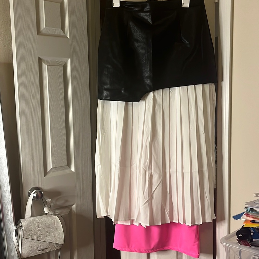 Black and white skirt